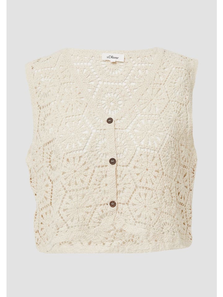 s.Oliver Жилет для помещений в цвете 8105_бежевый
s.Oliver Жилет для помещений в цвете 8105_бежевый