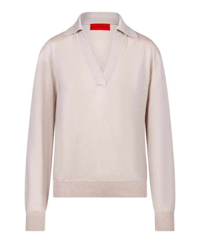 Бежевый пуловер для смелого образа Wild Cashmere, бежевый
Бежевый пуловер для смелого образа Wild Cashmere, бежевый
