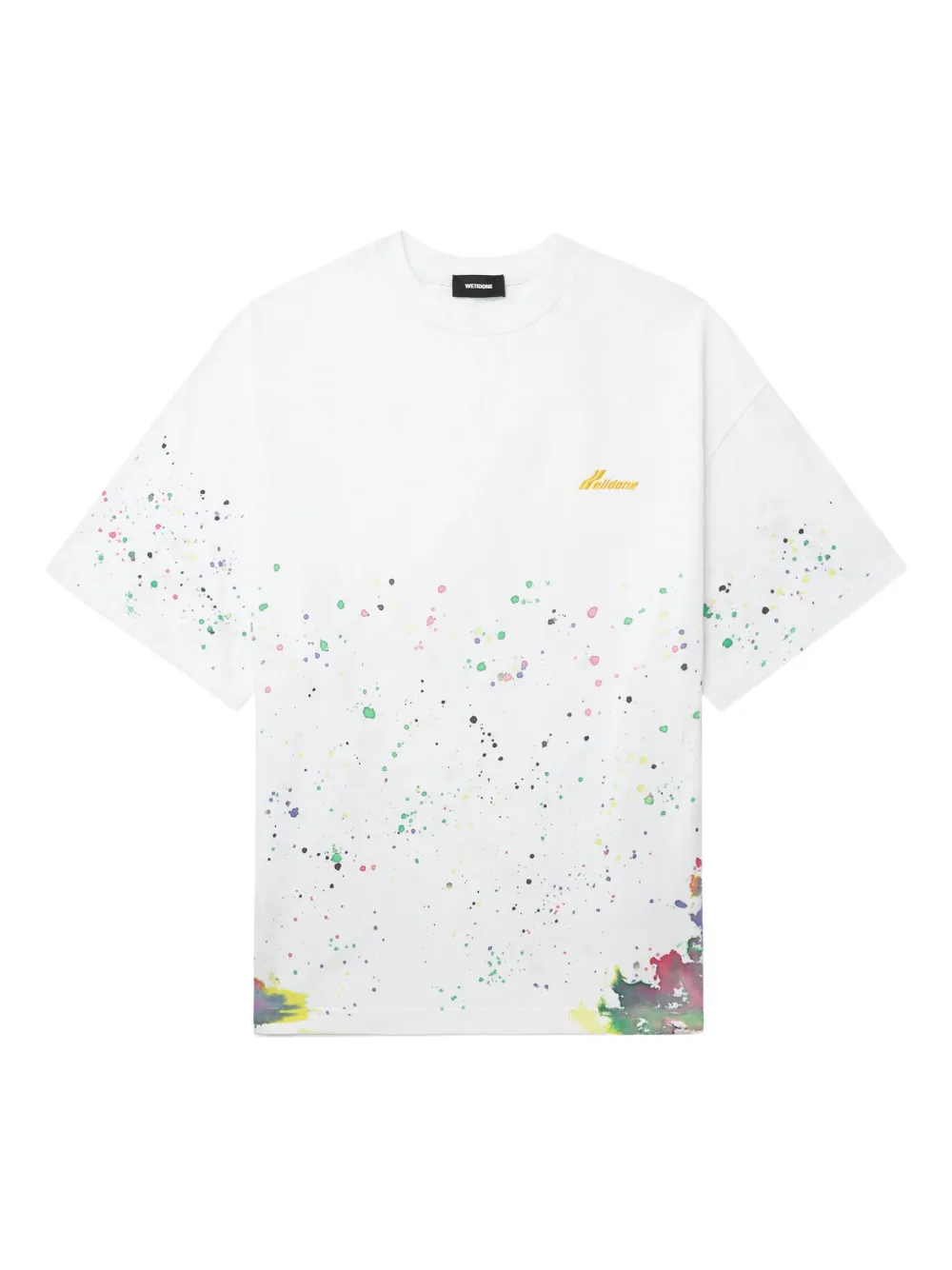 Футболка с эффектом разбрызганной краски We11done, белый
Футболка с эффектом разбрызганной краски We11done, белый