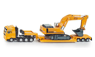 Сику, Грузовик с экскаватором на платформе, модель Siku
Сику, Грузовик с экскаватором на платформе, модель Siku