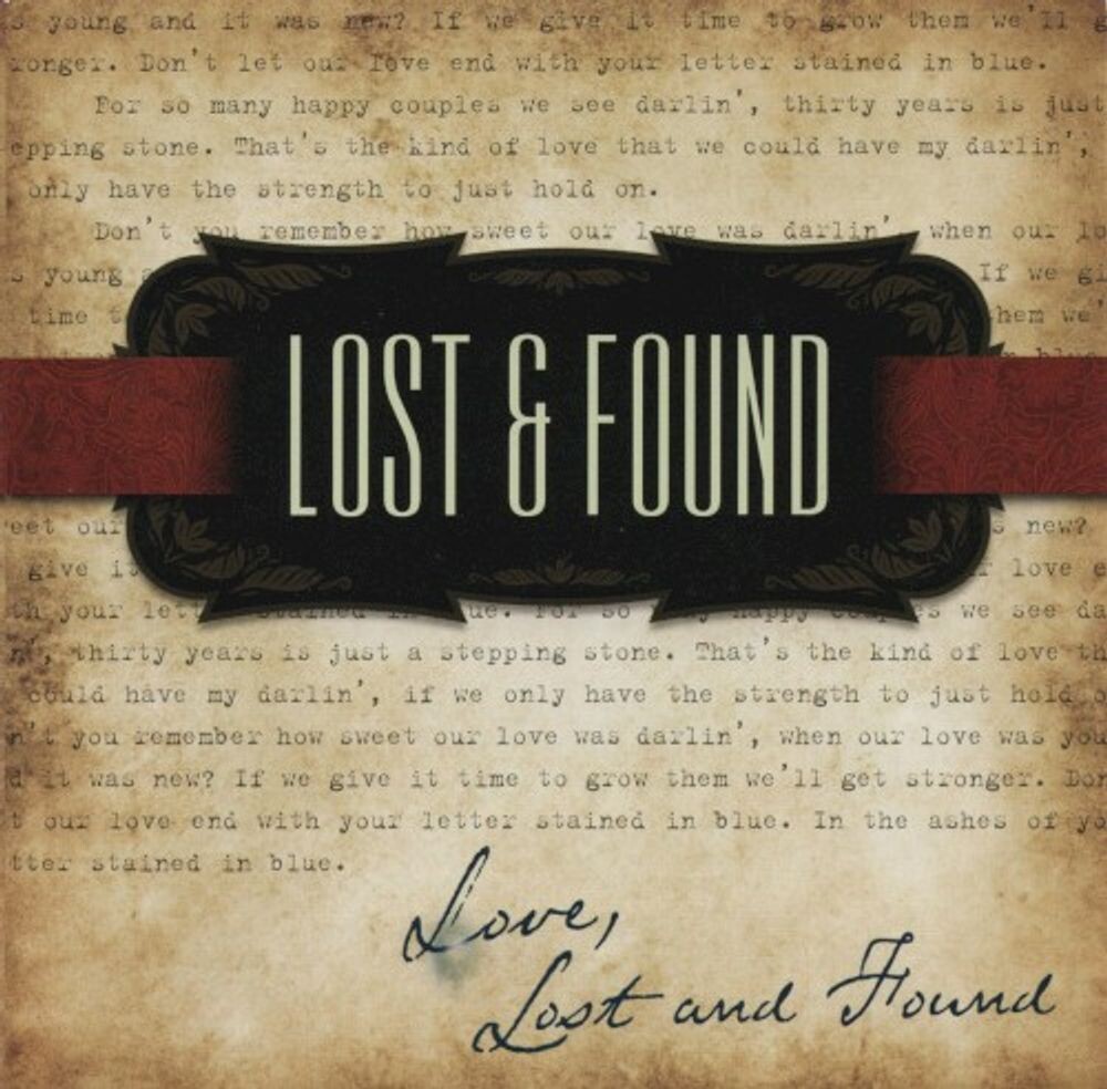 Диск CD Love Lost & Found
Диск CD Love Lost & Found