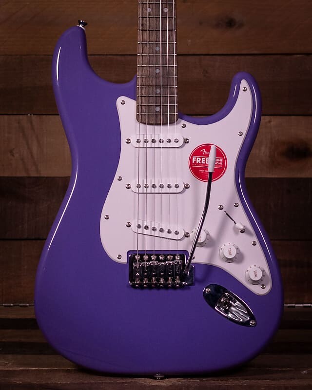 Электрогитара Squier Sonic Stratocaster, Laurel FB, Ultraviolet
Электрогитара Squier Sonic Stratocaster, Laurel FB, Ultraviolet