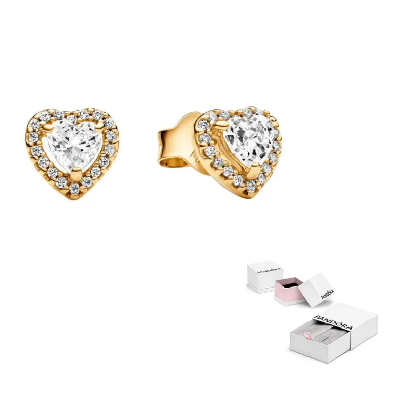 Pandora Позолоченные серьги-гвоздики из медно-серебряного сплава с синтетическим фианитом Unisex Gold
Pandora Позолоченные серьги-гвоздики из медно-серебряного сплава с синтетическим фианитом Unisex Gold