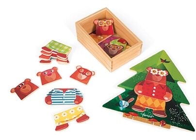 Janod, деревянный пазл Мишка Тедди в пижаме
Janod, деревянный пазл Мишка Тедди в пижаме