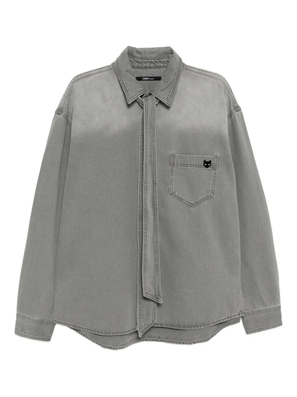 Джинсовая рубашка с вышивкой SONGZIO, серый
Джинсовая рубашка с вышивкой SONGZIO, серый