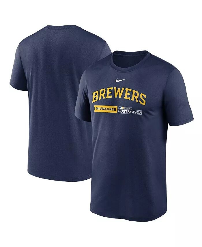 Мужская темно-синяя футболка Milwaukee Brewers 2023 Post Season Authentic Collection Dugout Nike, синий
Мужская темно-синяя футболка Milwaukee Brewers 2023 Post Season Authentic Collection Dugout Nike, синий