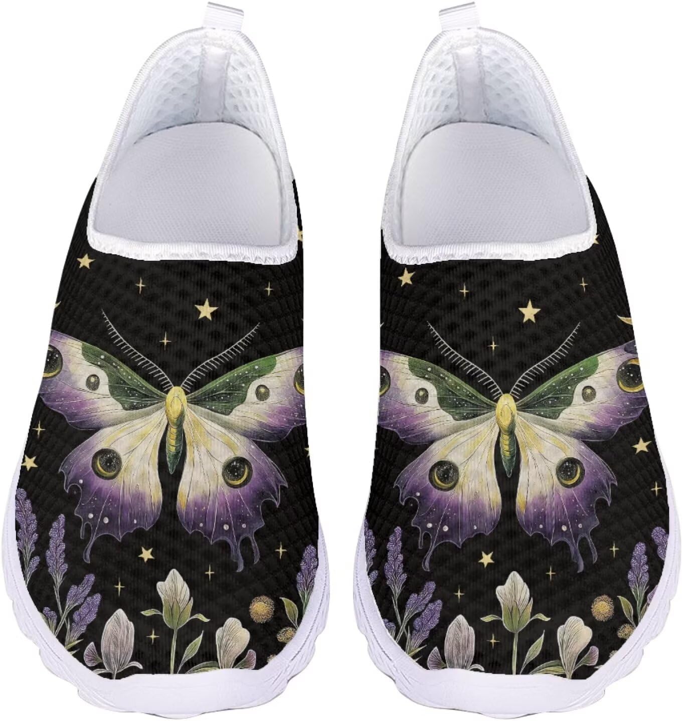 Кроссовки слипоны Jeiento Fashion для женщин и мужчин, сетчатые, легкие, спортивные ходовые кроссовки, обувь с рисунком бабочки для походов, прогулок, спорта, путешествий и бега, Moon Stars Butterfly
Кроссовки слипоны Jeiento Fashion для женщин и мужчин, сетчатые, легкие, спортивные ходовые кроссовки, обувь с рисунком бабочки для походов, прогулок, спорта, путешествий и бега, Moon Stars Butterfly
