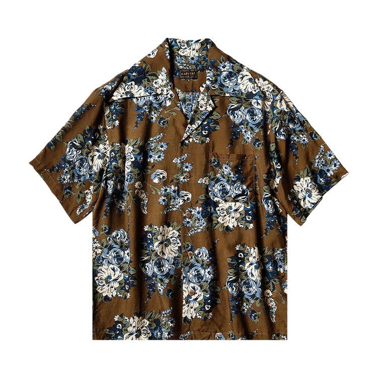 Рубашка Kapital Silk Rayon Champetre Maria Wrangle Collar Aloha Shirt, Brown Khaki
Рубашка Kapital Silk Rayon Champetre Maria Wrangle Collar Aloha Shirt, Brown Khaki