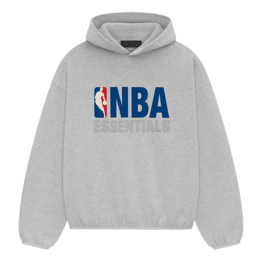 Худи Fear of God Essentials x NBA Hoodie 'Light Heather', серый 
Худи Fear of God Essentials x NBA Hoodie 'Light Heather', серый
