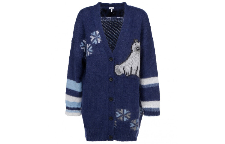 Кардиган женский Loewe, темно-синий
Кардиган женский Loewe, темно-синий