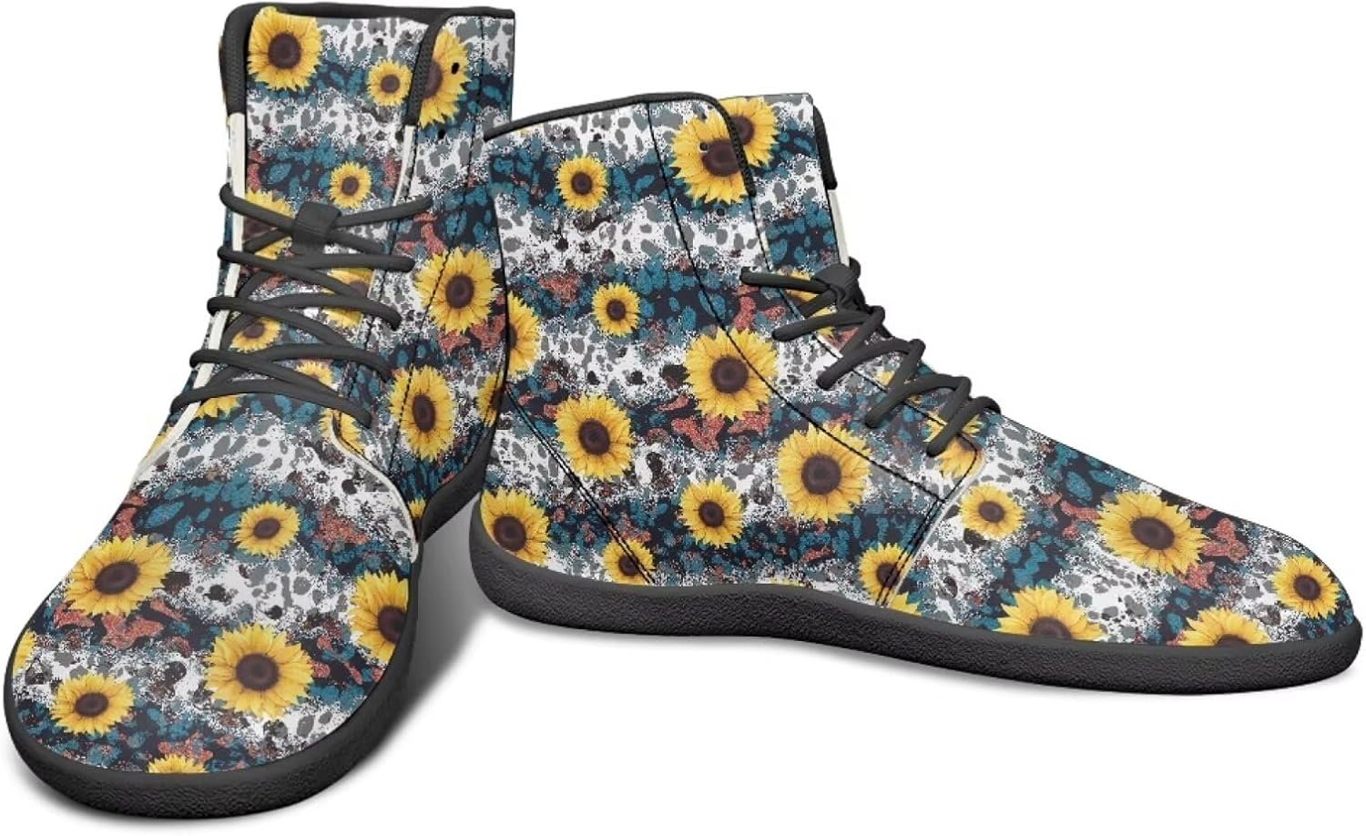 Высокие кроссовки с цветочным узором и нулевым перепадом для мужчин и женщин, легкие минималистичные обувь для бега и походов Watdotory, Colourful Leopard Sunflower Print
Высокие кроссовки с цветочным узором и нулевым перепадом для мужчин и женщин, легкие минималистичные обувь для бега и походов Watdotory, Colourful Leopard Sunflower Print