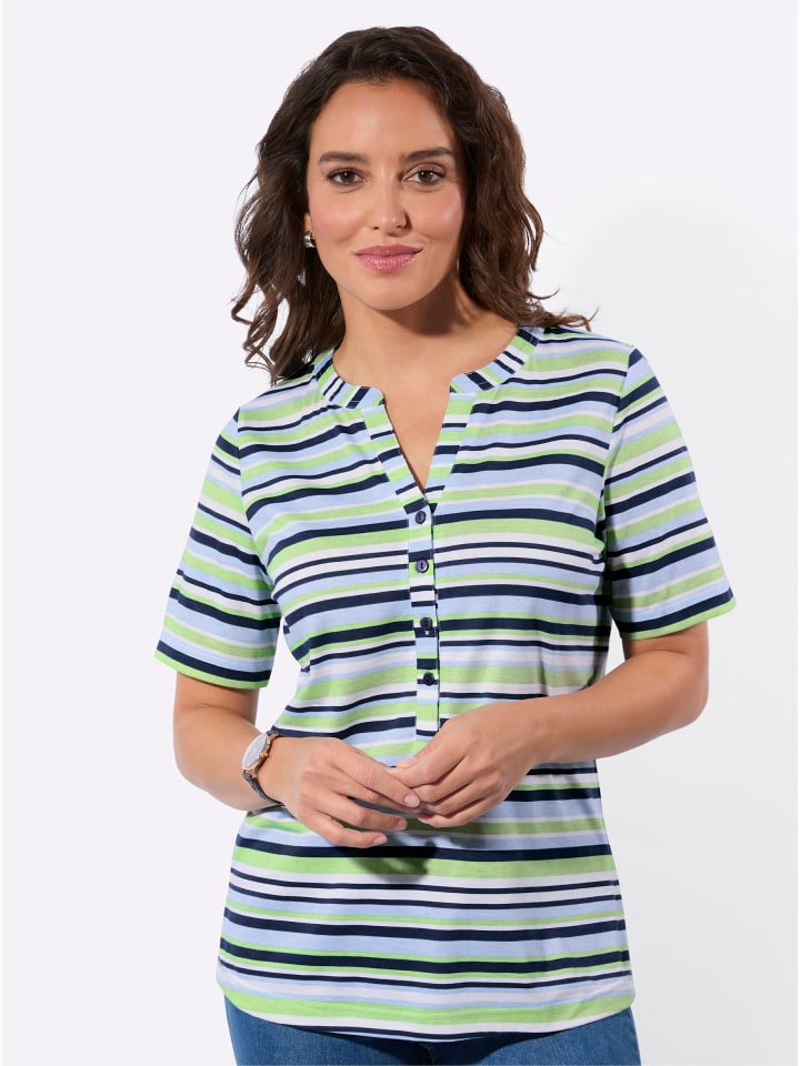 Полосатая рубашка светло-голубого цвета с полосками резеды WITT WEIDEN
Полосатая рубашка светло-голубого цвета с полосками резеды WITT WEIDEN