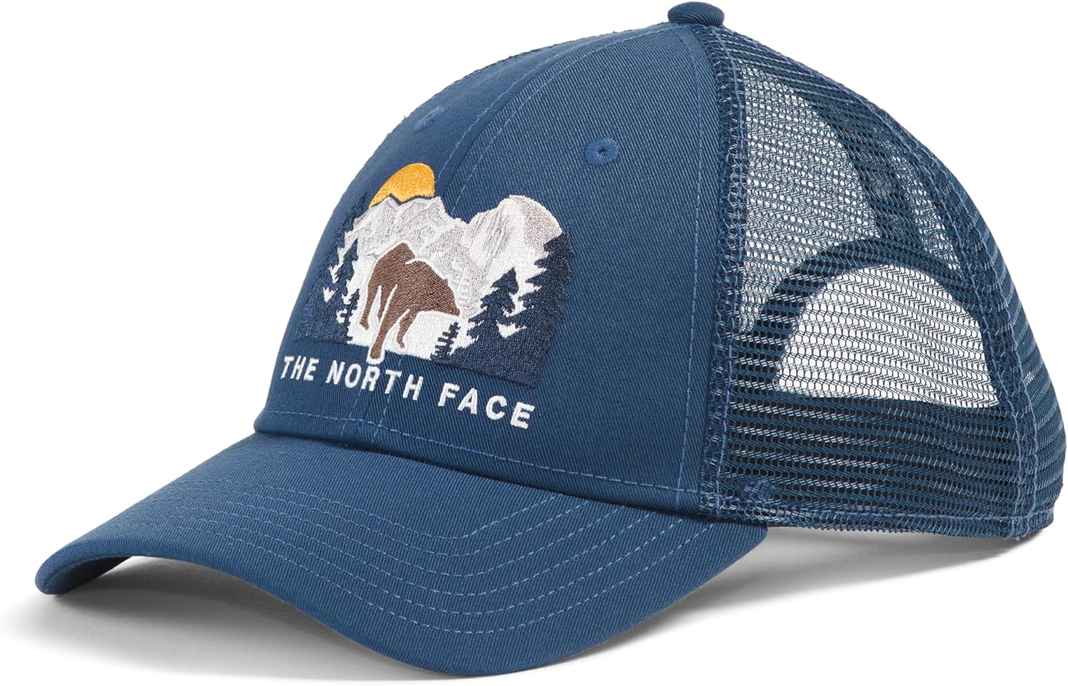 THE NORTH FACE Embroidered Mudder Trucker, Shady Blue/Bear Graphic
THE NORTH FACE Embroidered Mudder Trucker, Shady Blue/Bear Graphic