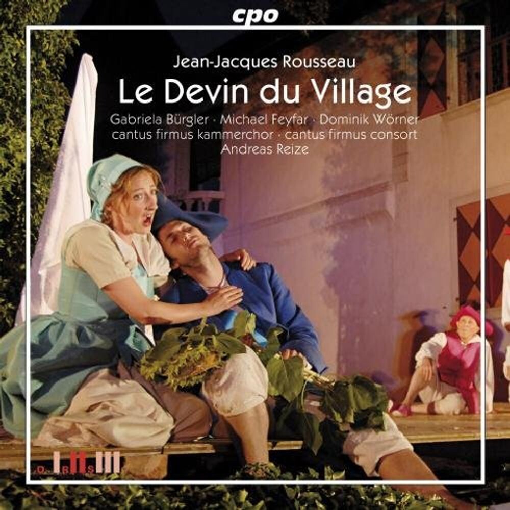 Диск CD Rousseau: Le Devin du Village (The Village Soothsayer) - Jean-Jacques Rousseau, Andreas Reize, Cantus Firmus Consort, Cantus Firmus Vokalensemble
Диск CD Rousseau: Le Devin du Village (The Village Soothsayer) - Jean-Jacques Rousseau, Andreas Reize, Cantus Firmus Consort, Cantus Firmus Vokalensemble