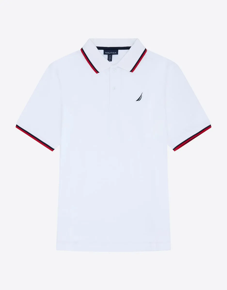 Мужская классическая рубашка поло с коротким рукавом Nautica, белый
Мужская классическая рубашка поло с коротким рукавом Nautica, белый
