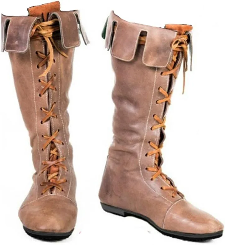 Мужские ренессансные ботинки Средневековые ботинки-пираты из искусственной кожи Вестерн-ковбойский стиль Рыцарские туфли Helltaker, коричневый
Мужские ренессансные ботинки Средневековые ботинки-пираты из искусственной кожи Вестерн-ковбойский стиль Рыцарские туфли Helltaker, коричневый