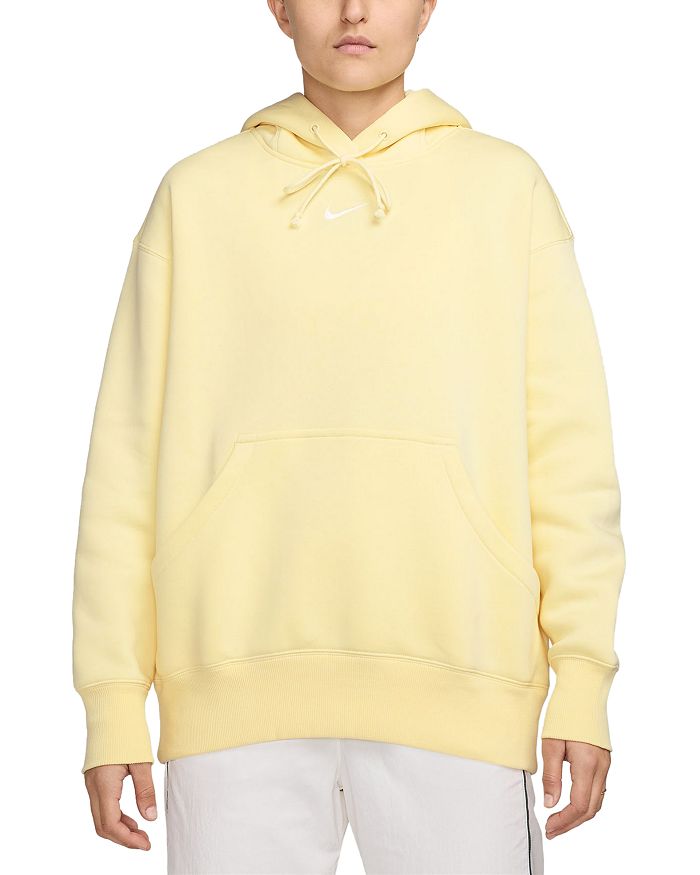 Оверсайз худи с капюшоном Nike, желтый 
Оверсайз худи с капюшоном Nike, желтый