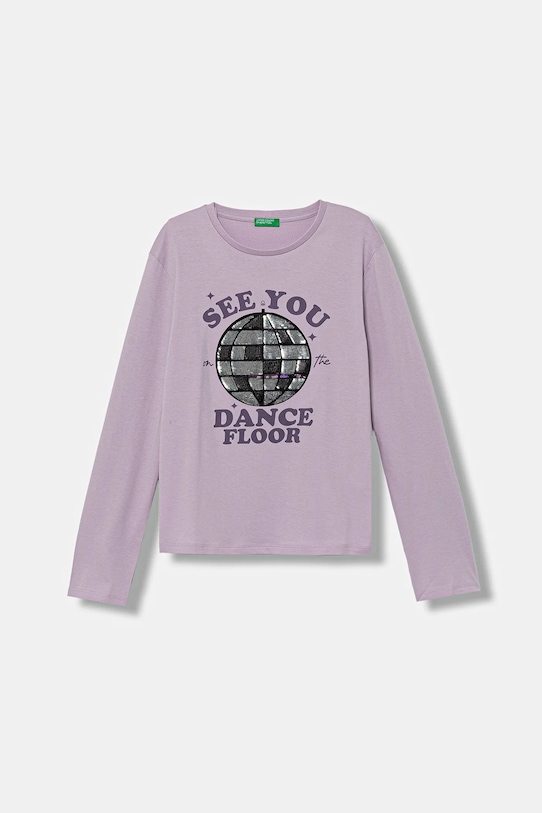 Детская хлопковая кофта с длинным рукавом United Colors Of Benetton, фиолетовый
Детская хлопковая кофта с длинным рукавом United Colors Of Benetton, фиолетовый