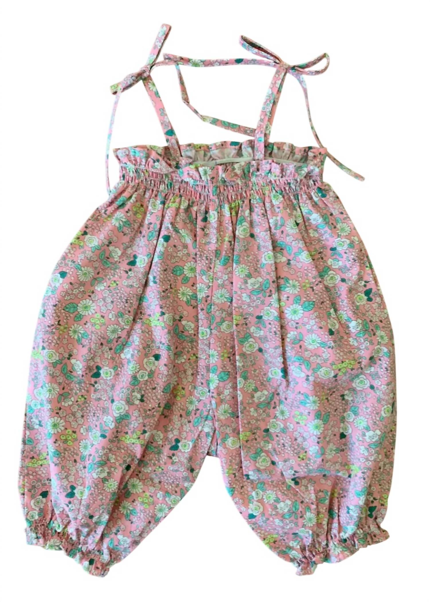 Комбинезон для девочек Liberty Smocked в розовом цвете Petit Confection
Комбинезон для девочек Liberty Smocked в розовом цвете Petit Confection