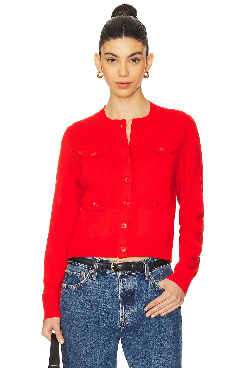 Кардиган с накладными карманами The Great, tart
Кардиган с накладными карманами The Great, tart