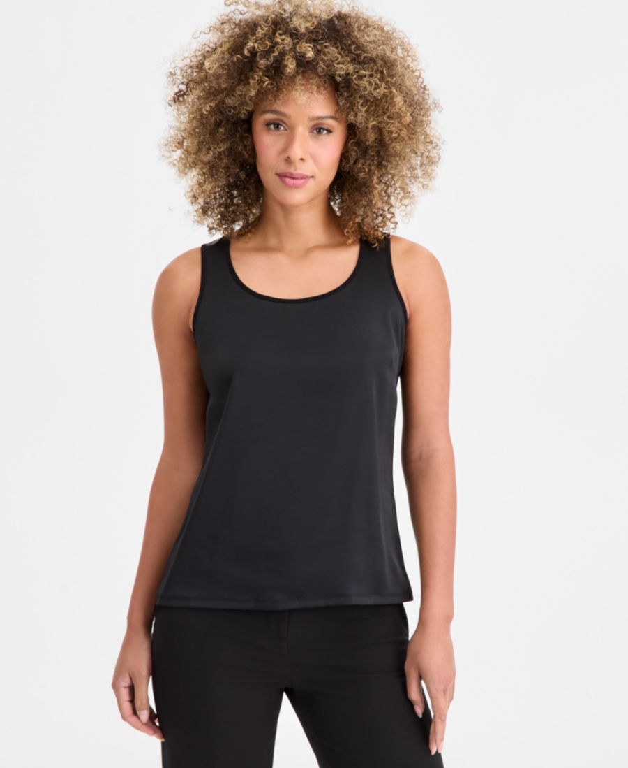 Женская майка из комбинированных материалов Anne Klein, Anne Black
Женская майка из комбинированных материалов Anne Klein, Anne Black