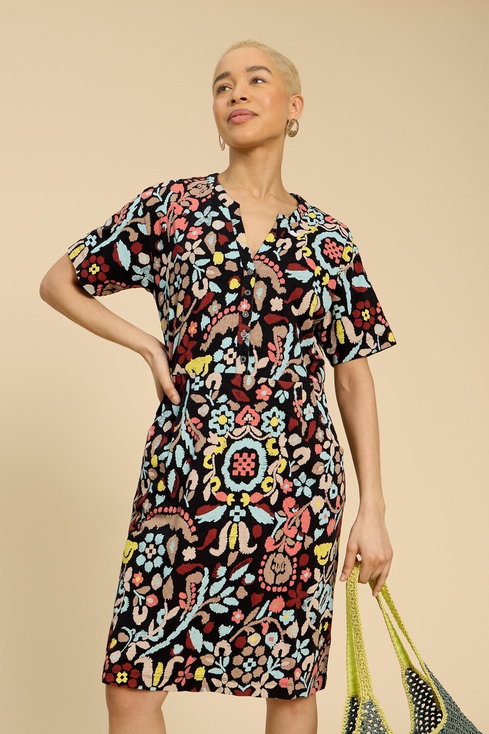 Платье Tammy из хлопкового трикотажа White Stuff, серый
Платье Tammy из хлопкового трикотажа White Stuff, серый