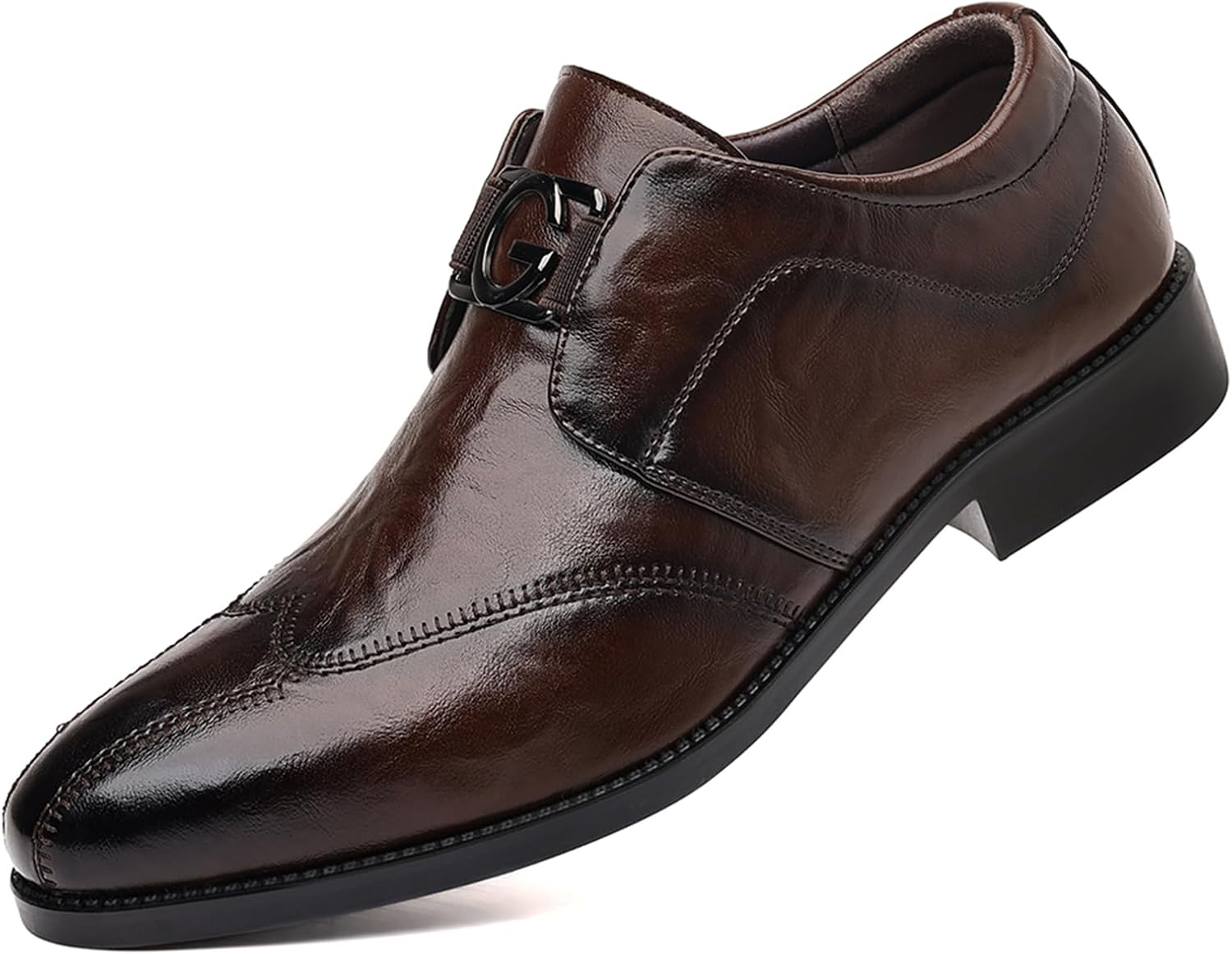 Мужские премиальные кожаные классические туфли - формальная обувь в стиле оксфорд для джентльменов, лоферы на выход Abborora, темно-коричневый
Мужские премиальные кожаные классические туфли - формальная обувь в стиле оксфорд для джентльменов, лоферы на выход Abborora, темно-коричневый