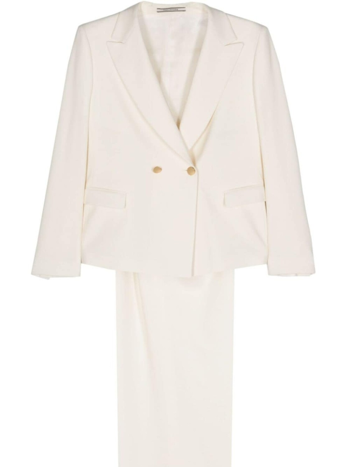 Костюм T-Albar с двубортным пиджаком Tagliatore, белый
Костюм T-Albar с двубортным пиджаком Tagliatore, белый