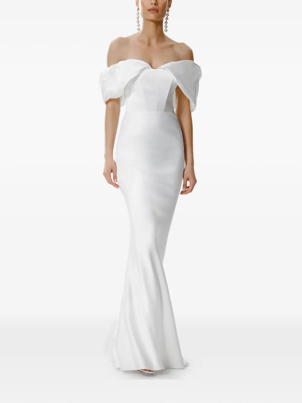 Макси-платье Kamari с открытыми плечами Framboise, белый
Макси-платье Kamari с открытыми плечами Framboise, белый