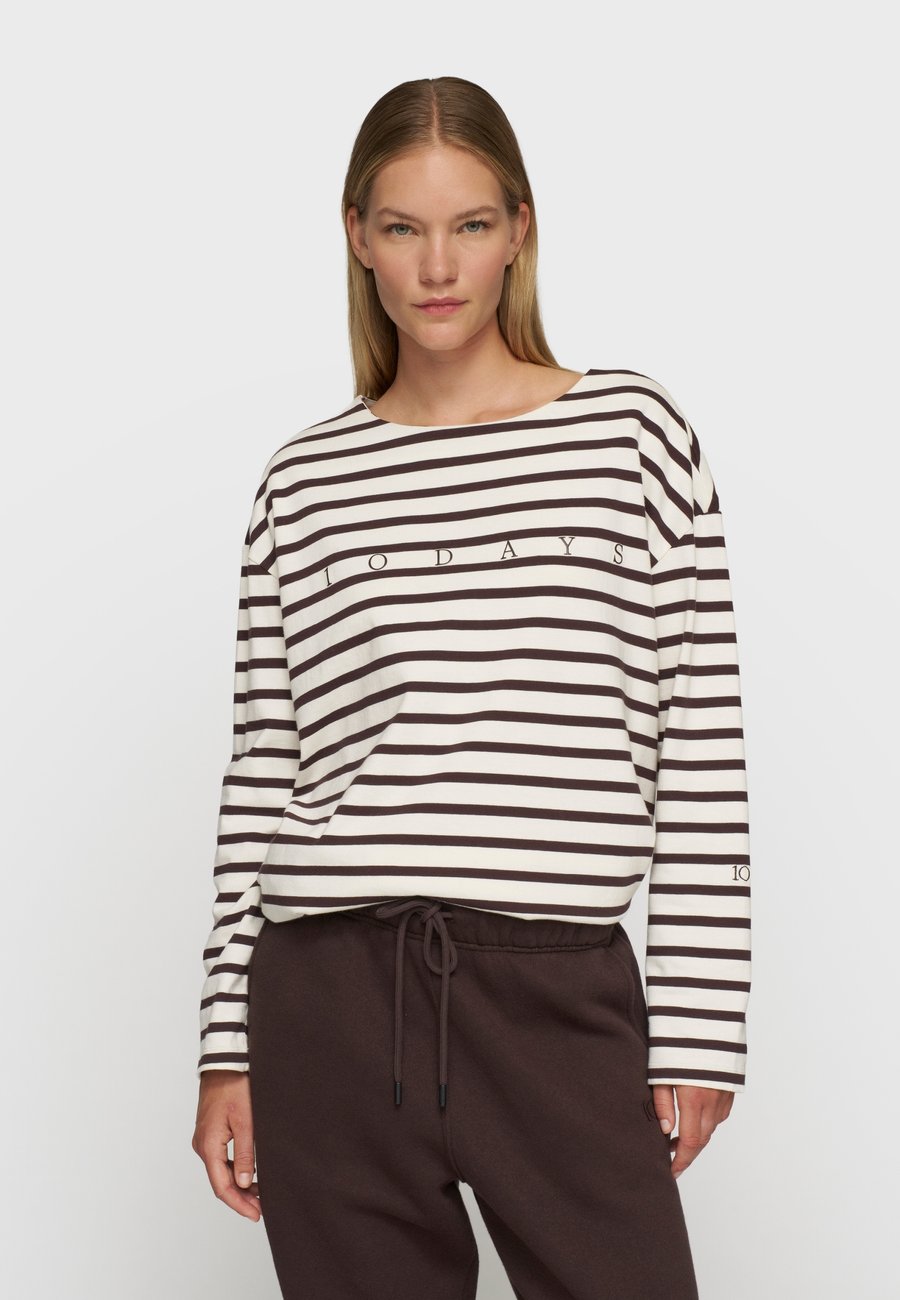 Топ 10DAYS STRIPES, Ecru/Off-White
Топ 10DAYS STRIPES, Ecru/Off-White
