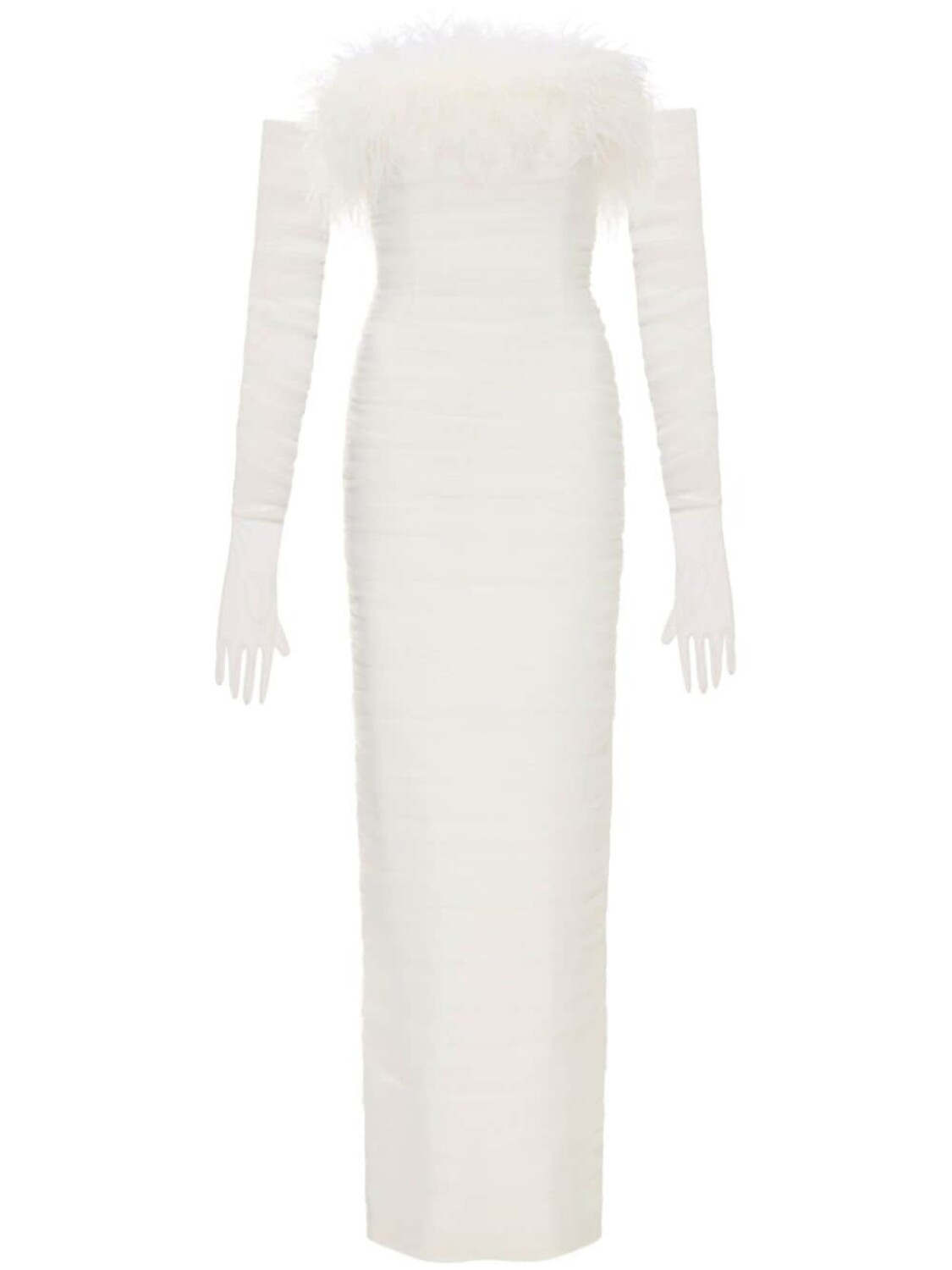 Rebecca Vallance платье Lilly с перьями, белый
Rebecca Vallance платье Lilly с перьями, белый