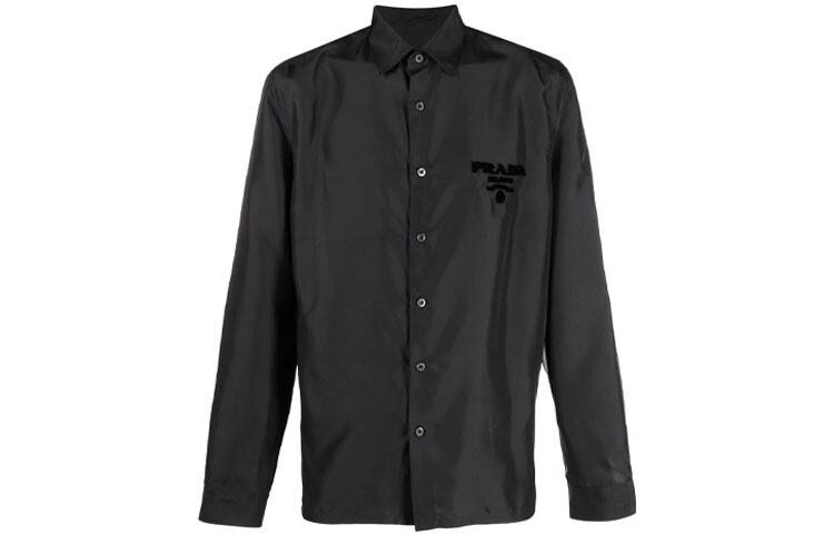 Рубашка мужская Prada Logo на пуговицах, черный
Рубашка мужская Prada Logo на пуговицах, черный