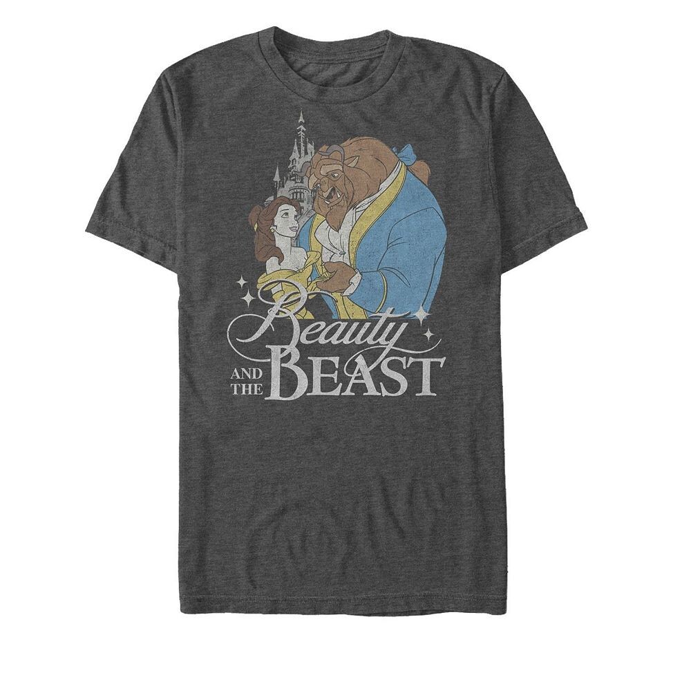 Классическая мужская футболка для пар Disney's Beauty and the Beast, цвет Charcoal Heather 
Классическая мужская футболка для пар Disney's Beauty and the Beast, цвет Charcoal Heather