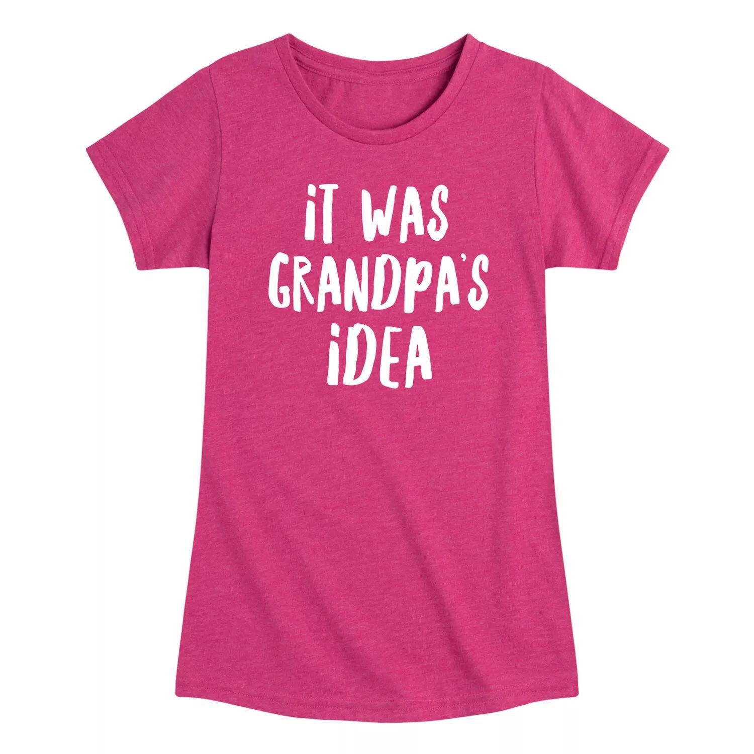 Футболка с рисунком для девочек 7–16 лет «Это была идея дедушки» Licensed Character