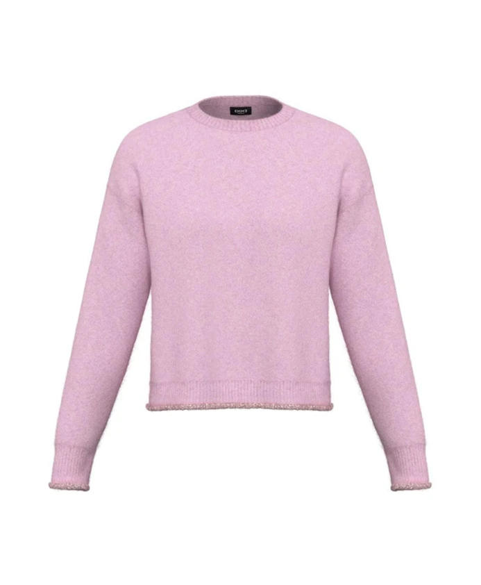 Розовый свитер с люрексовыми деталями Marella, розовый
Розовый свитер с люрексовыми деталями Marella, розовый