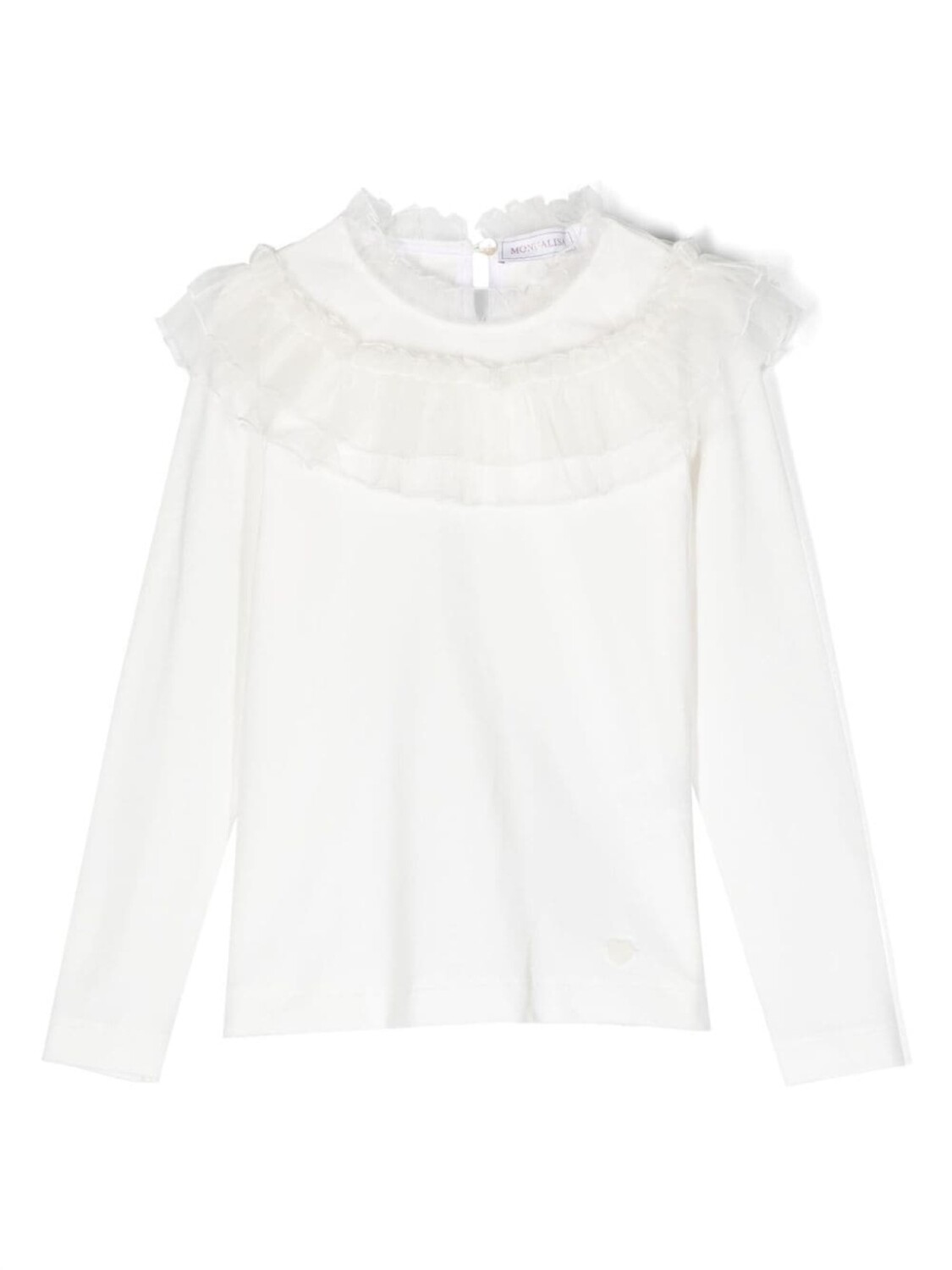 Monnalisa футболка с оборками, белый
Monnalisa футболка с оборками, белый