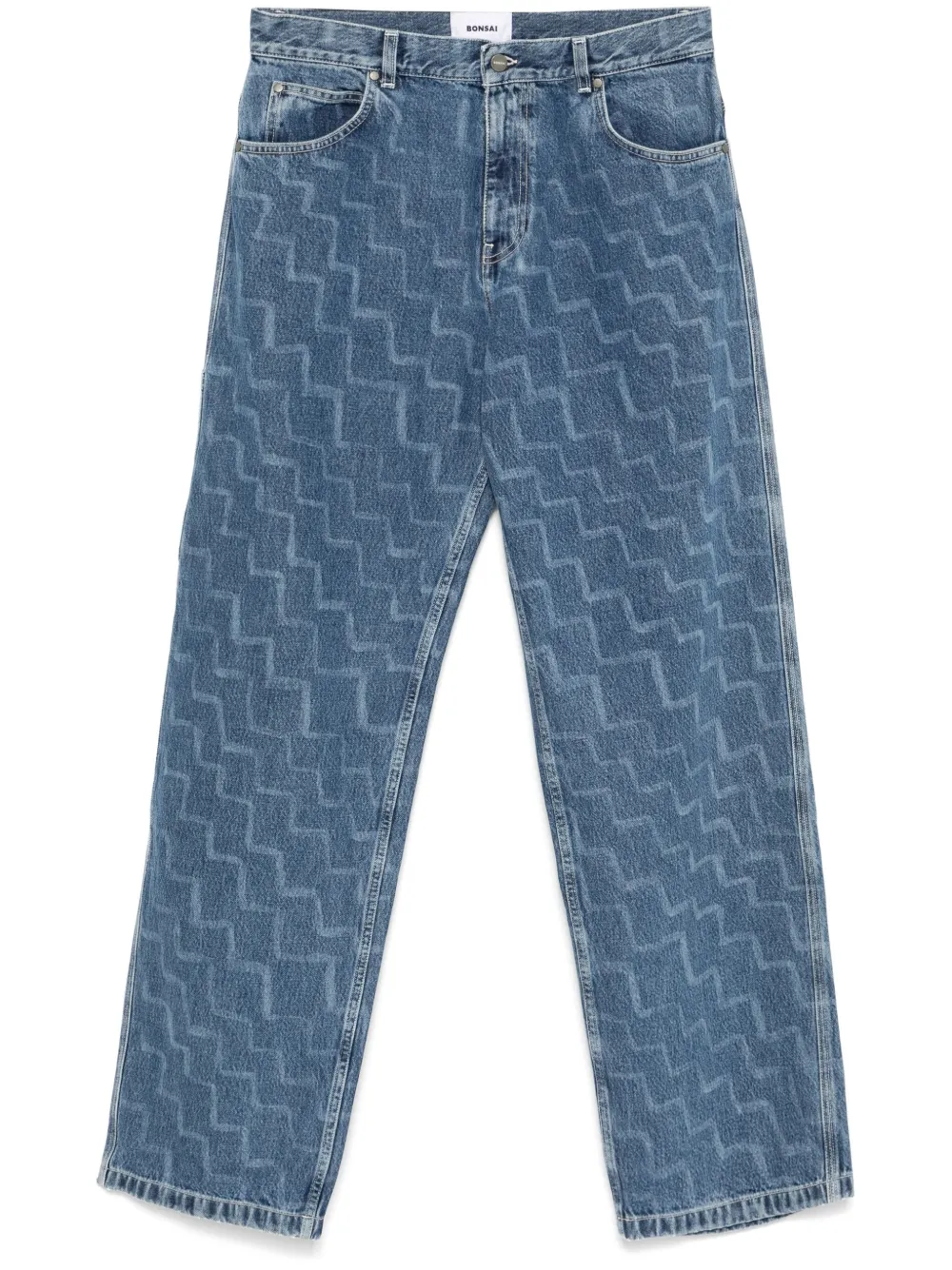 Джинсы с узором зигзаг Bonsai, синий
Джинсы с узором зигзаг Bonsai, синий