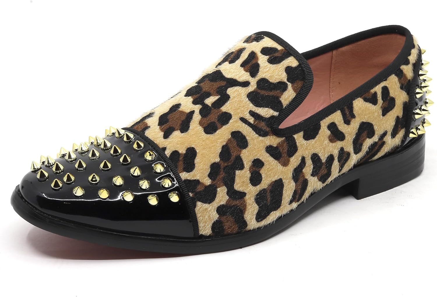 Мужские модные лоферы Metrocharm с леопардовым принтом и острым носком SM-59, Tan Brown
Мужские модные лоферы Metrocharm с леопардовым принтом и острым носком SM-59, Tan Brown