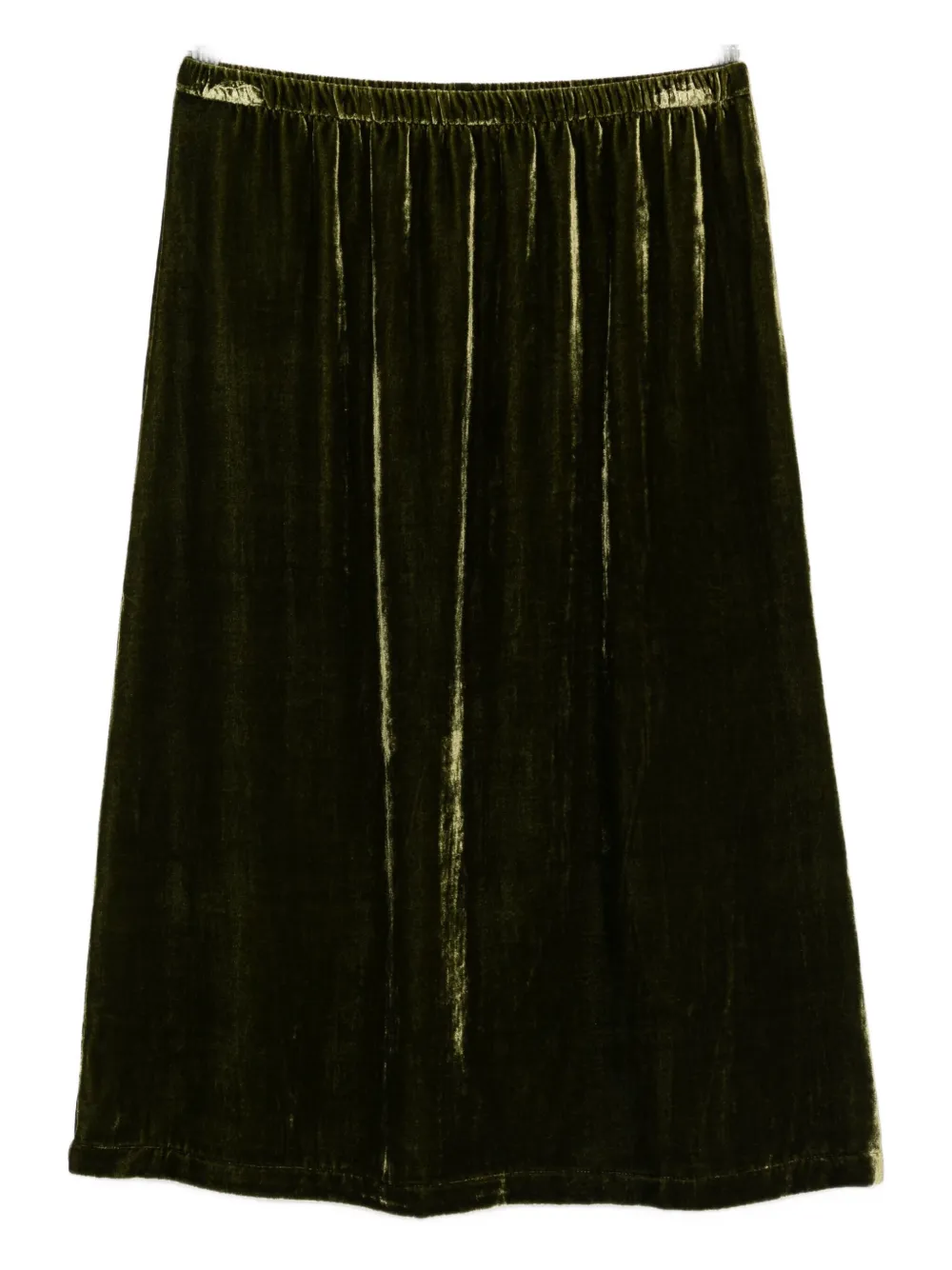 Велюровая миди-юбка на эластичном поясе Laura-Urbinati, зеленый
Велюровая миди-юбка на эластичном поясе Laura-Urbinati, зеленый