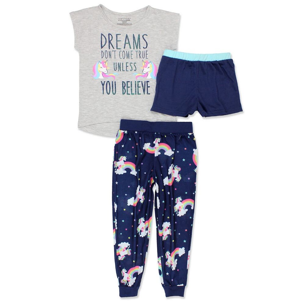 Komar Kids Unicorn для девочек, комплект из 3 предметов, трикотажные шорты, штаны, пижамный комплект с короткими рукавами, мультиколор
Komar Kids Unicorn для девочек, комплект из 3 предметов, трикотажные шорты, штаны, пижамный комплект с короткими рукавами, мультиколор