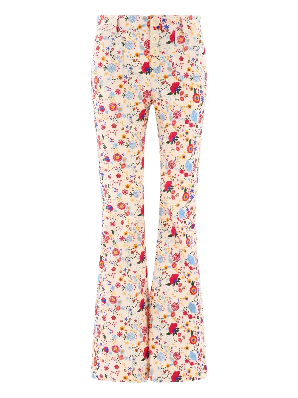 Брюки с цветочной вышивкой Ines De La Fressange, нейтральный
Брюки с цветочной вышивкой Ines De La Fressange, нейтральный