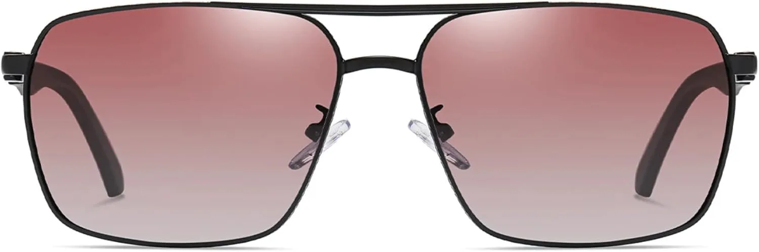 Солнцезащитные очки-авиаторы Florence для мужчин и женщин – поляризованные линзы TAC, прочная металлическая оправа TRISKEL EYEWEAR, Black With Gradient Pink Lenses
Солнцезащитные очки-авиаторы Florence для мужчин и женщин – поляризованные линзы TAC, прочная металлическая оправа TRISKEL EYEWEAR, Black With Gradient Pink Lenses