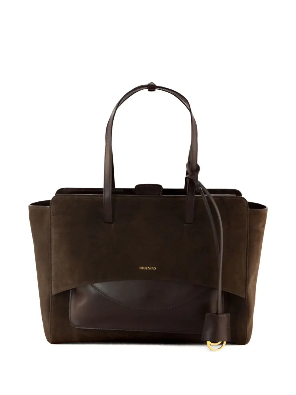 Большая замшевая сумка-тоут с клапаном HIDESINS, коричневый
Большая замшевая сумка-тоут с клапаном HIDESINS, коричневый