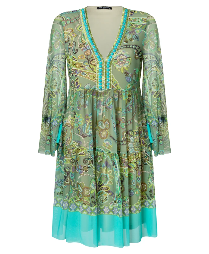 Зеленое платье в стиле ар-деко с V-образным вырезом Ana Alcazar, зеленый
Зеленое платье в стиле ар-деко с V-образным вырезом Ana Alcazar, зеленый