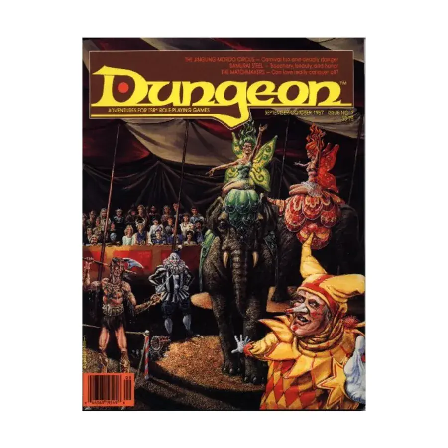 Журнал #7 "3 AD&D, 1 D&D & 1 Oriental Adventure", Dungeon Magazine #01 - #50
Журнал #7 "3 AD&D, 1 D&D & 1 Oriental Adventure", Dungeon Magazine #01 - #50