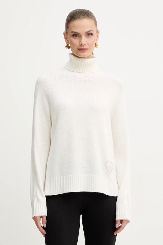 Свитер из смесовой шерсти Liu Jo, бежевый
Свитер из смесовой шерсти Liu Jo, бежевый