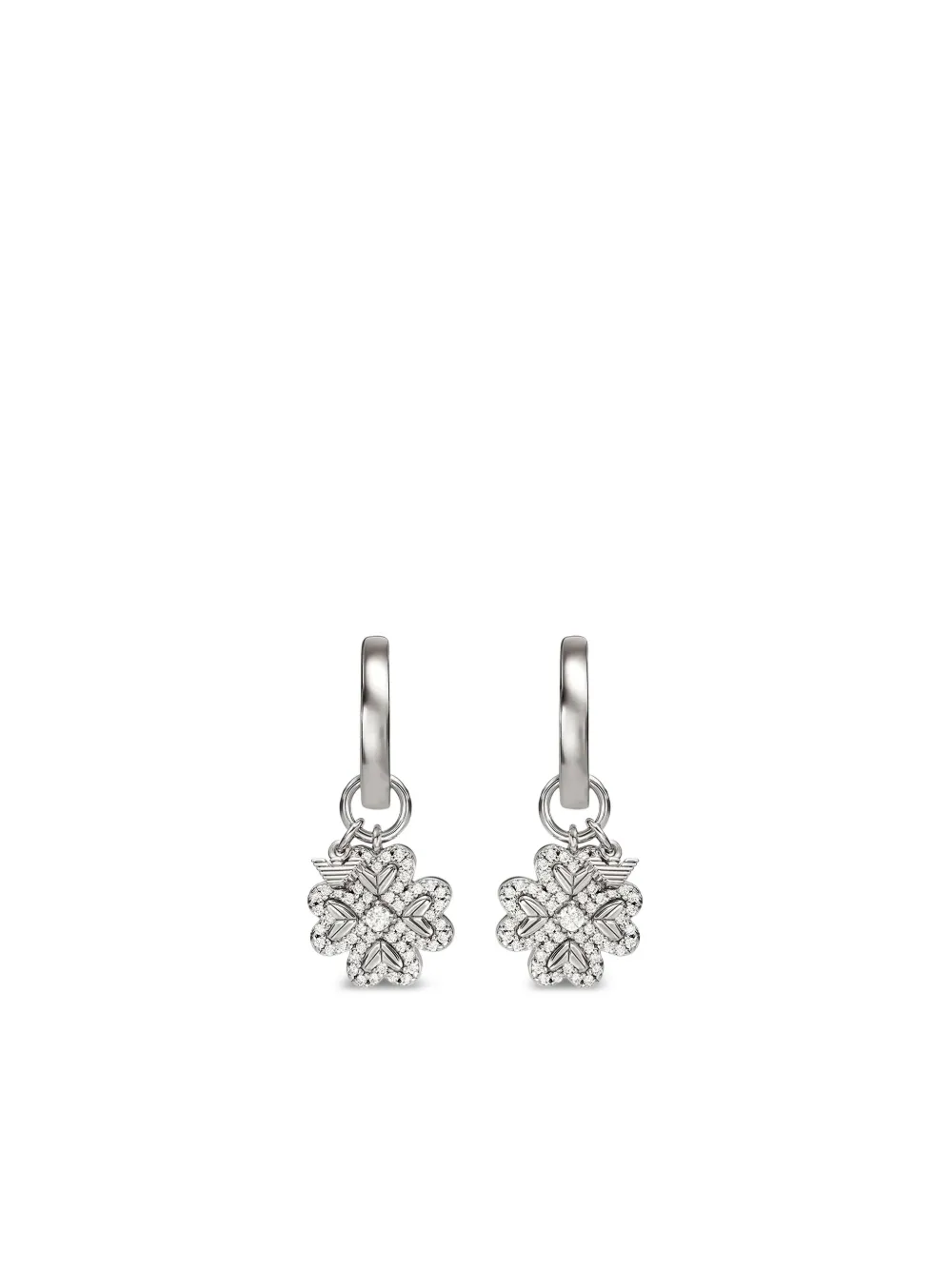 Серьги-кольца с подвесками Emporio Armani, серебристый
Серьги-кольца с подвесками Emporio Armani, серебристый