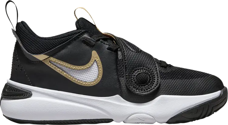 Кроссовки Team Hustle D11 PS 'Black Metallic Gold', черный 
Кроссовки Team Hustle D11 PS 'Black Metallic Gold', черный