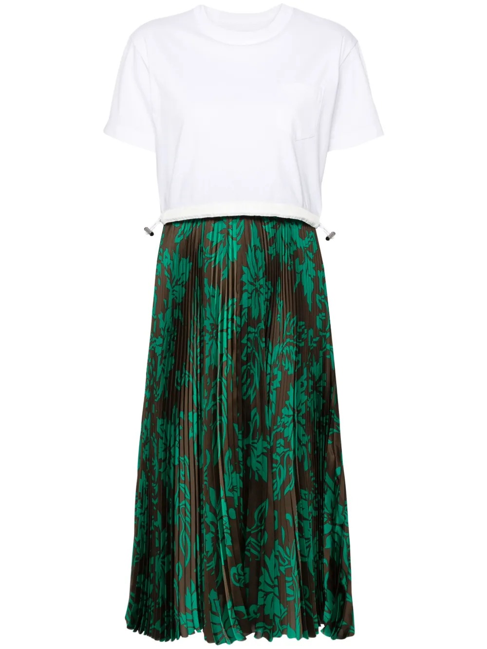 Платье макси с цветочным принтом SACAI, белый
Платье макси с цветочным принтом SACAI, белый