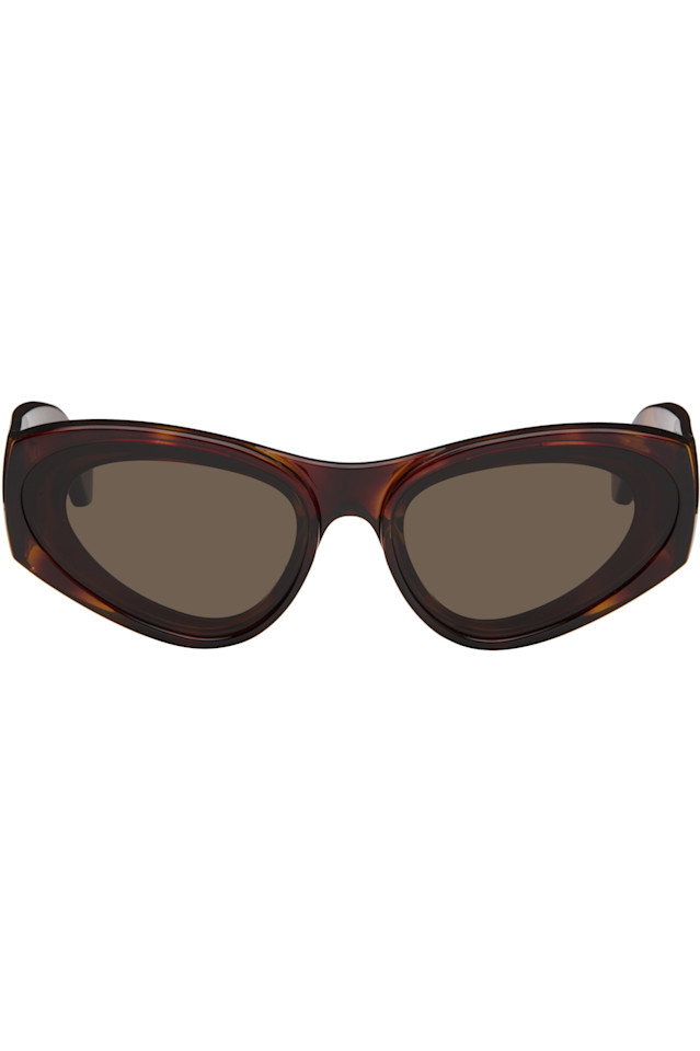 Loewe Коричневые солнцезащитные очки Paula's Ibiza Goggle в форме кошачьих глаз
Loewe Коричневые солнцезащитные очки Paula's Ibiza Goggle в форме кошачьих глаз